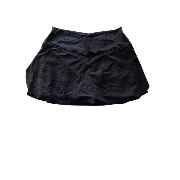 COCO REEF Black Serene Cross Over Swim‎ Skort V Waistband Skirt Size S NWT $76 - Picture 3 of 5